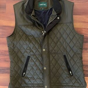 Orvis Men's Quilted Green Vest